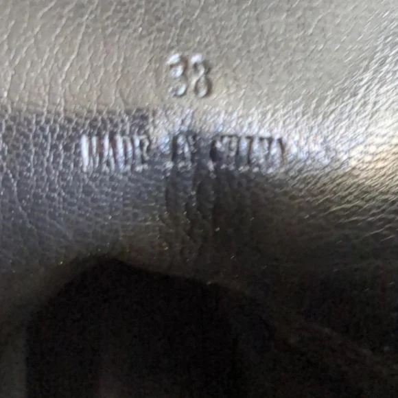 rag & bone Shiloh Leather Combat Boots – Black – Size 38 - Picture 11 of 11